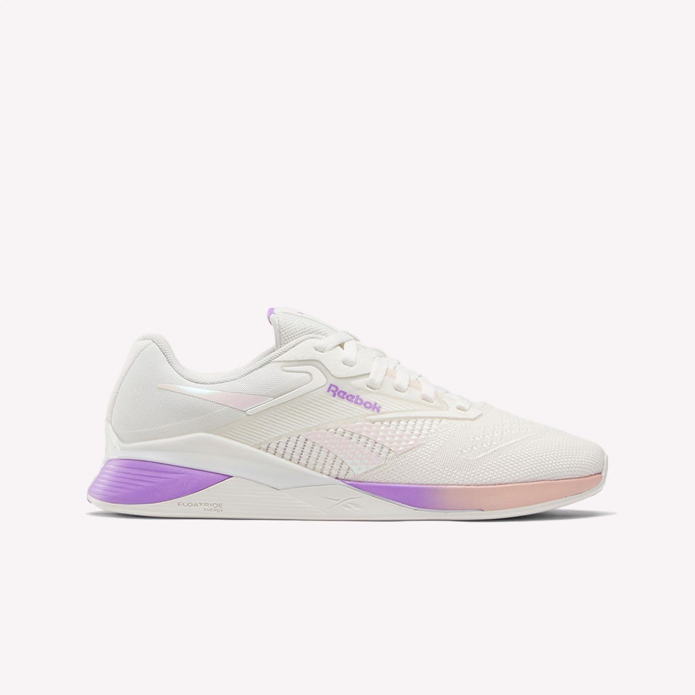 Reebok Nano X4 Women's Training Shoes in Chalk Digital Purple
