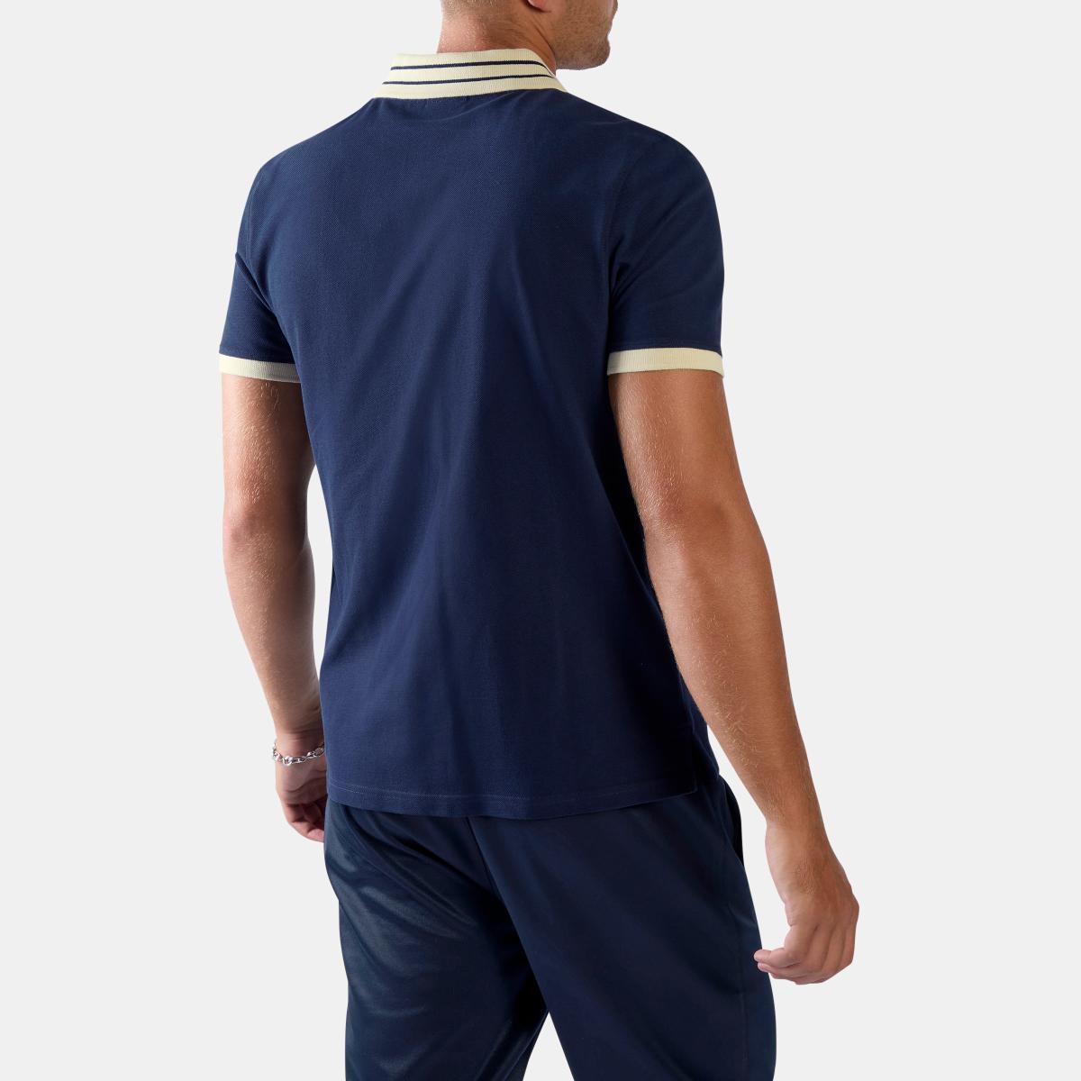 Heritage Panelled Pique Men's Polo Shirt