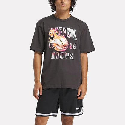 Basketball On Fire Men's Tee