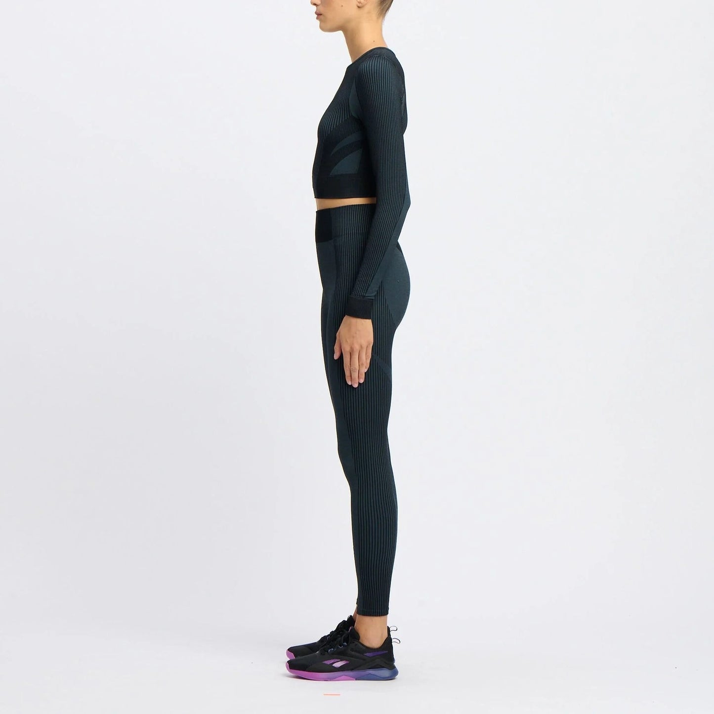 Lab Long Sleeve Seamless Crop Women's Top