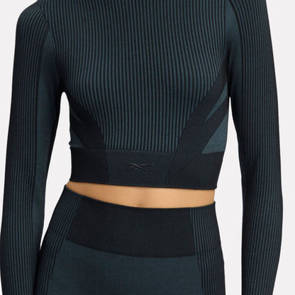 Lab Long Sleeve Seamless Crop Women's Top