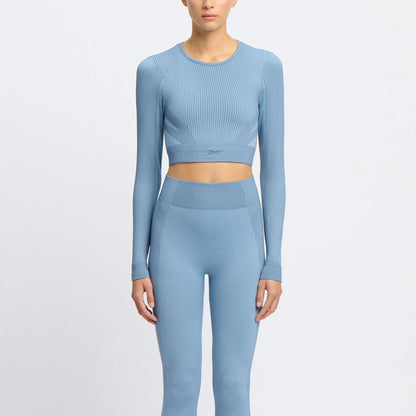 Lab Long Sleeve Seamless Crop Women's Top