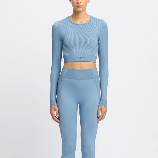 Lab Long Sleeve Seamless Crop Women's Top