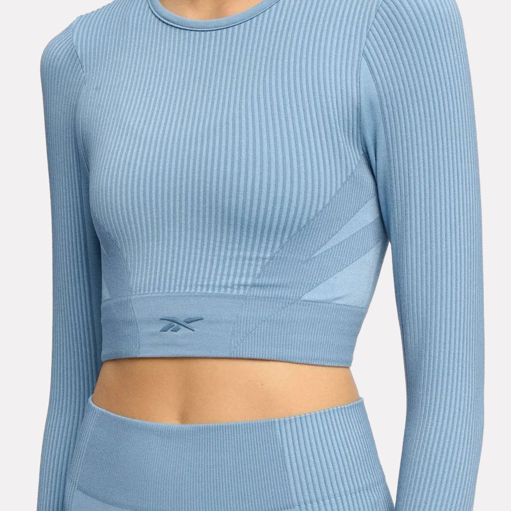 Lab Long Sleeve Seamless Crop Women's Top