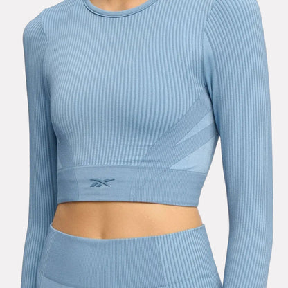 Lab Long Sleeve Seamless Crop Women's Top