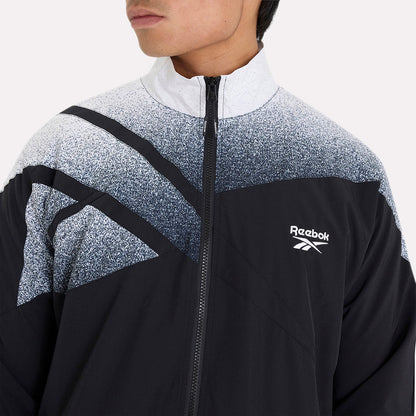 Vector Spray Print Men's Track Jacket
