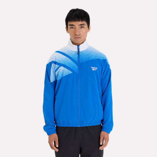 Vector Spray Print Men's Track Jacket