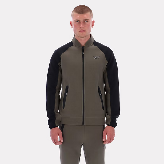 Contrast Panel Bomber Men's Jacket