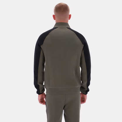 Contrast Panel Bomber Men's Jacket