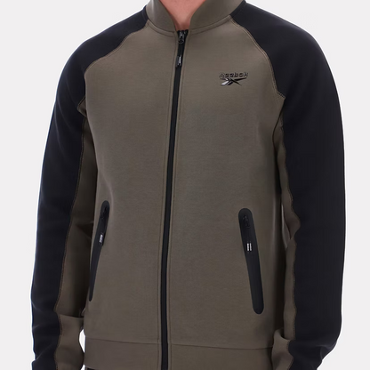 Contrast Panel Bomber Men's Jacket