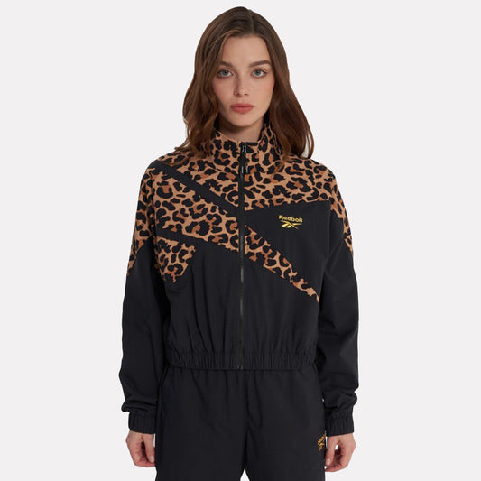 Animal Print Vector Track Women's Jacket