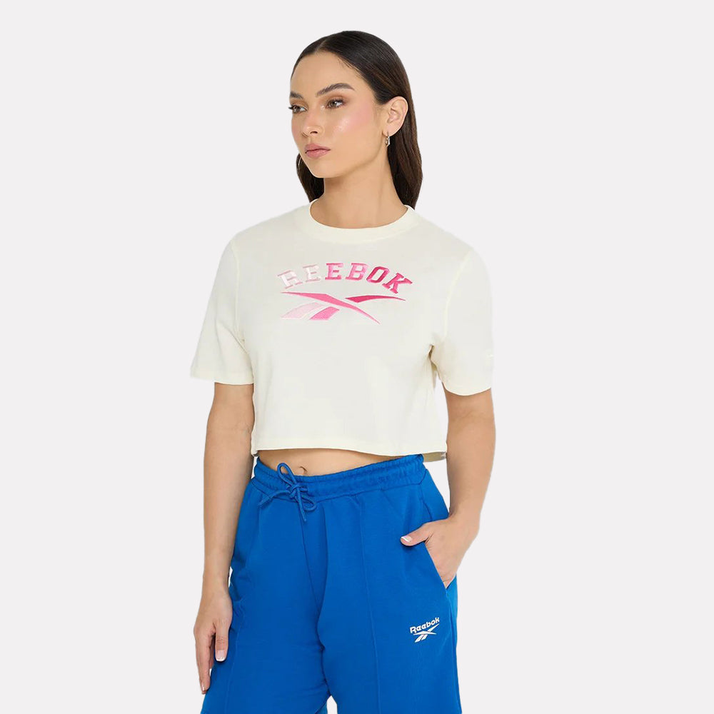 Iris 2 Crew Neck Cropped Women's T-Shirt
