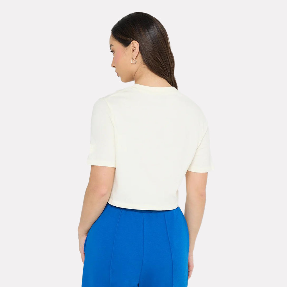 Iris 2 Crew Neck Cropped Women's T-Shirt