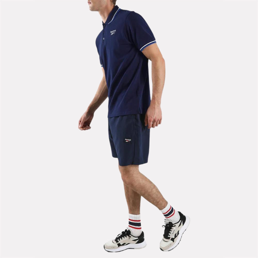 Identity Striped Rib Polo Men's T-Shirt