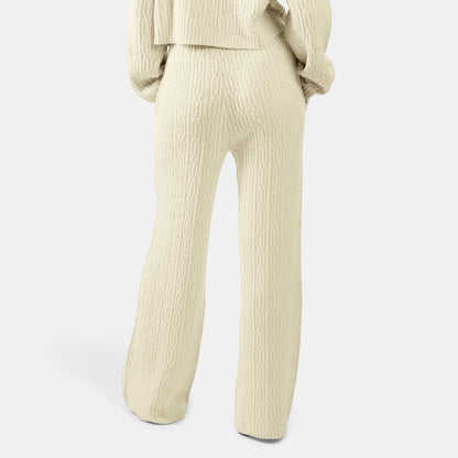 Elevated Athlete Cable Knit Track Women's Pants