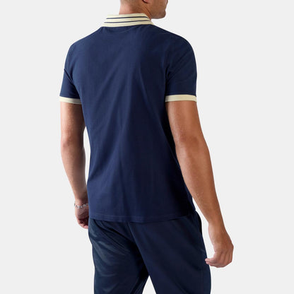 Heritage Panelled Pique Men's Polo Shirt