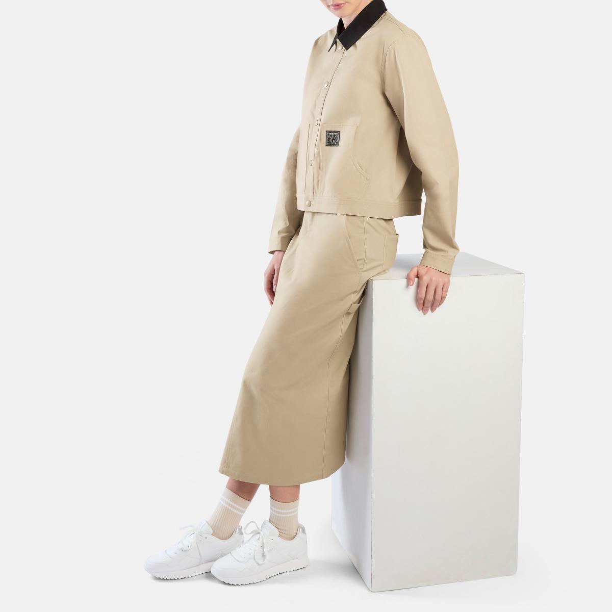 Workwear Cropped Canvas Women's Jacket